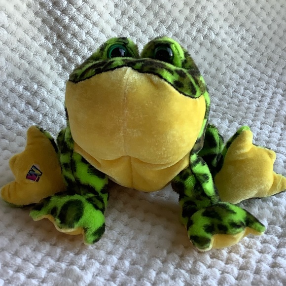 GANZ Webkinz HM114 Plush Bullfrog Stuffed Animal Toy No Code - Picture 3 of 11
